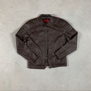 GUESS FAUX LEATHER JACKET (NEW)